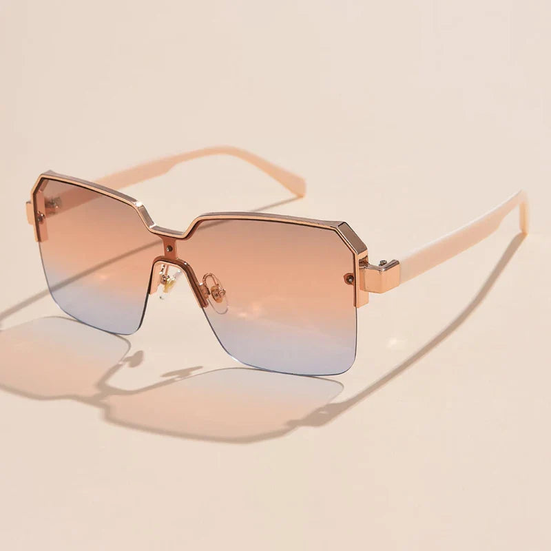 Cycling Men Women Sunglasses Luxury Brand Design Fashion Vintage Sun Glasses Square Alloy Frames Shades Eyewear UV400