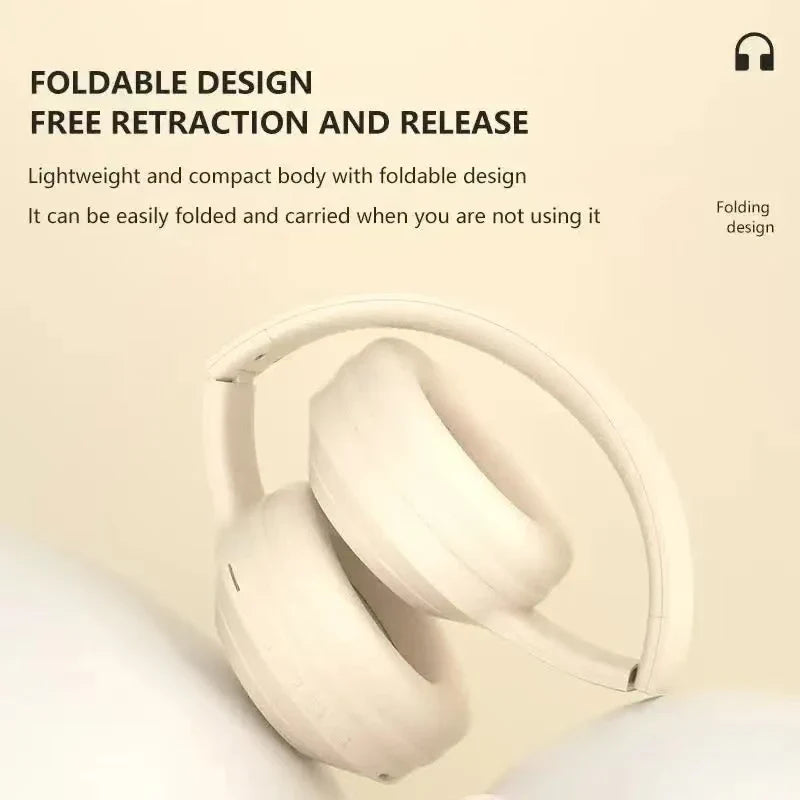 Original Bosete Wireless Bluetooth Over Ear Earphones 9D Surround Bass Headsets Sports Noise Reduction Gaming Earphone with Mic