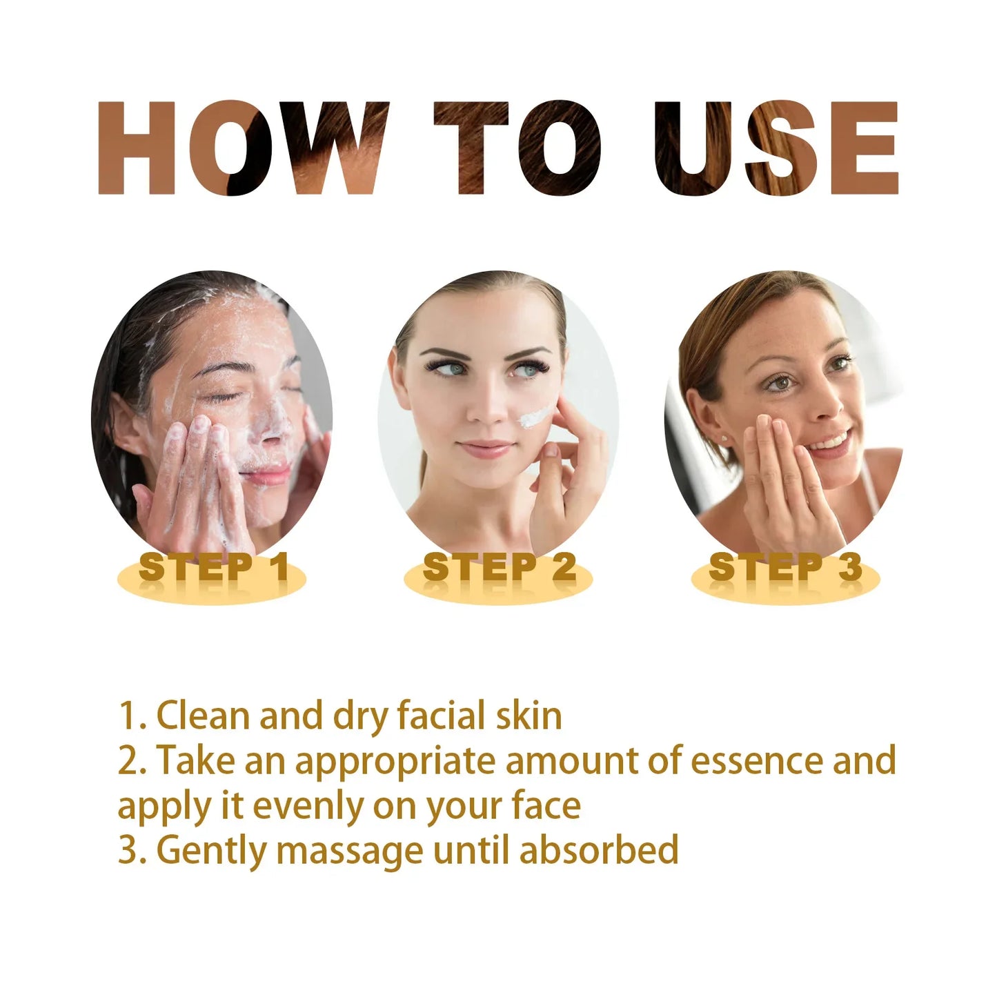 Centella Serum Nourish Improvement Dry Skin Smoothing Tightening Brightening Moisturizing Hyaluronic Acid Face Essence Skin Care