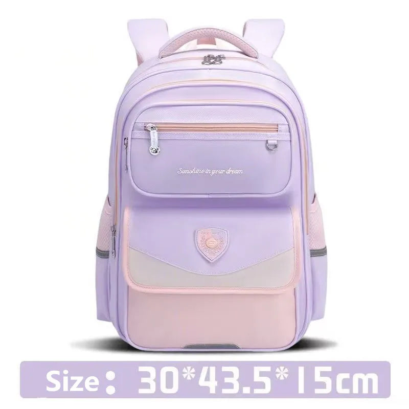 Sun Eight Orthopedic School Bag Grade 3-6 Primary Student Shoulder Backpack Large Capacity Light Water Proof Mochilas Escloares