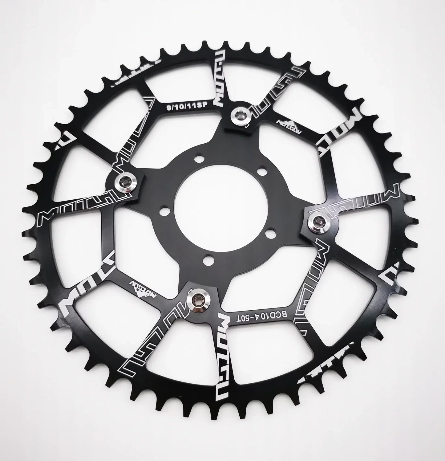 ALLTOO Bike Part Bicycle Crankset Bafang 104BCD Motor Aluminum Alloy Chainring Mid Drive Adapter For Electric E-bike 32T-52T