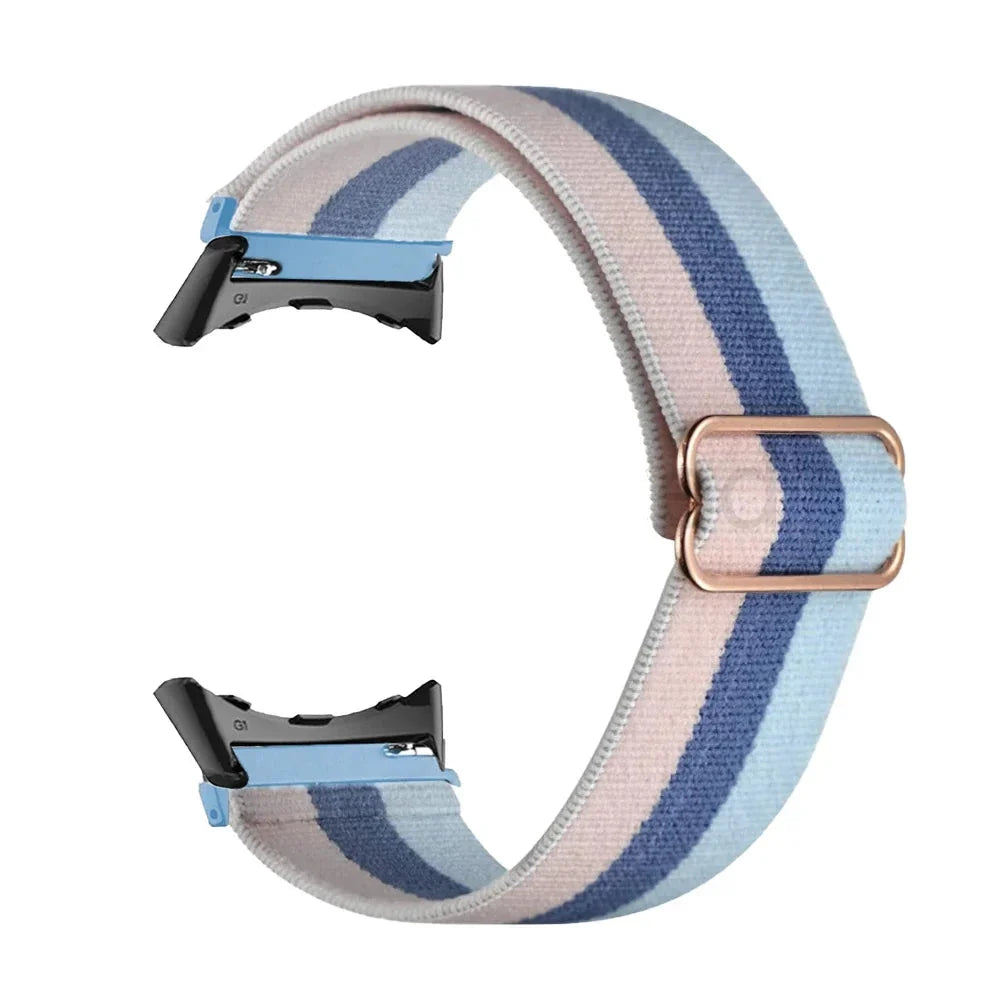 Google Pixel Watch 5, 4 & 3 41mm Elastic Nylon Band, 31 Patterns