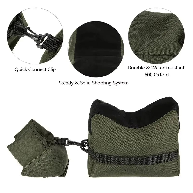 Front And Rear Bags Sandbags (Without Sand) Outdoor Camping Storage Bag Portable Item Storage And Storage Sandbags
