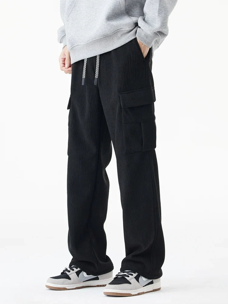 Cozy and Practical Fleece Lined Cargo Pants