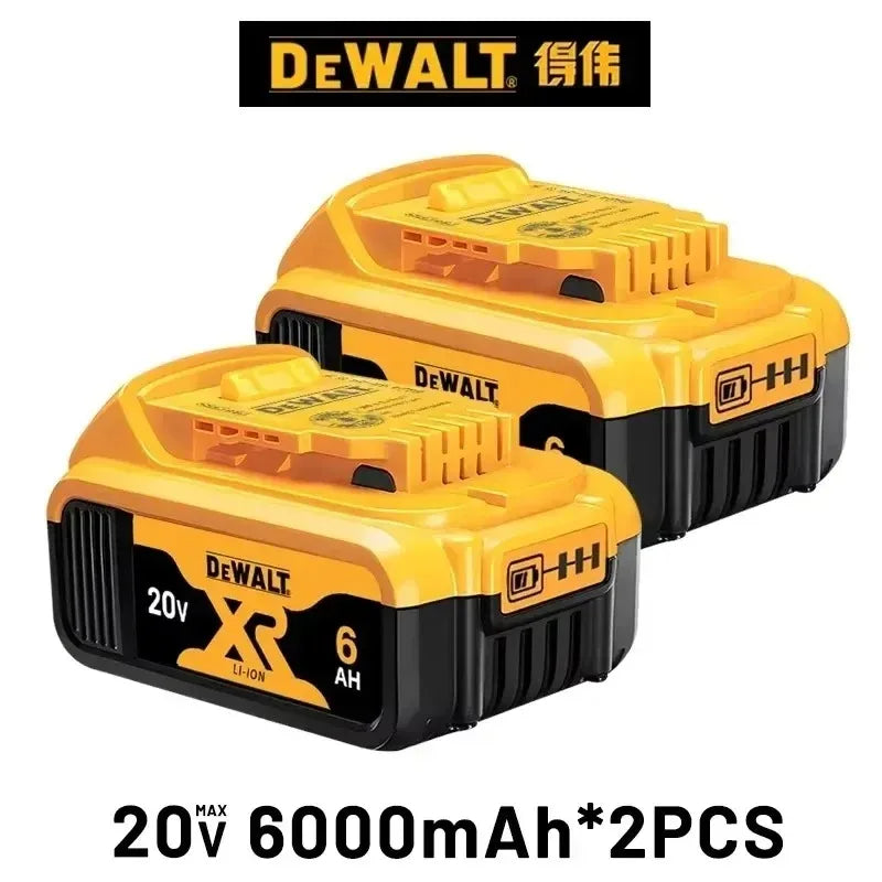 100% Original Dewalt 20V 6000mah Power Tool Battery Dcb206 Dcb205