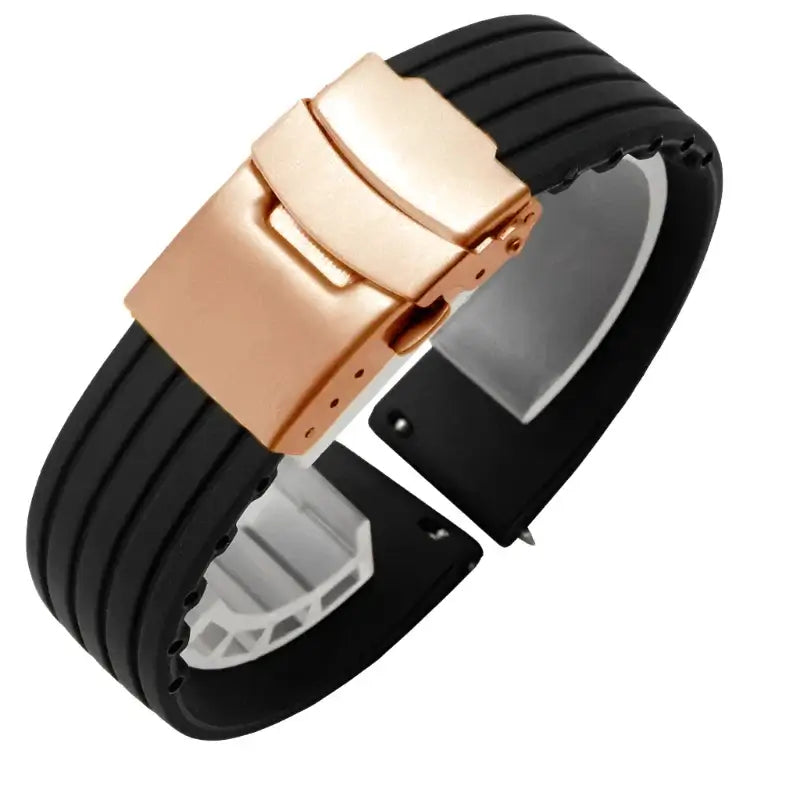 Suunto Race, Vertical & 9 Peak Ribbed Silicone Band, Folding Clasp