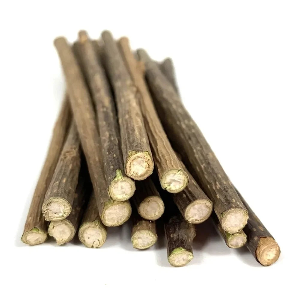 15pcs Natural Matatabi Cat Catnip Toy Kitten Molar Chew Stick Pet