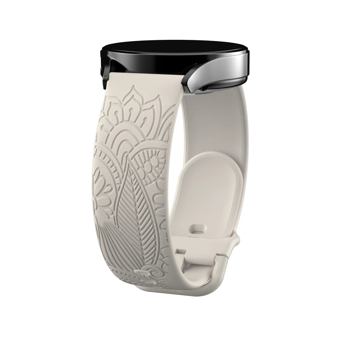 OnePlus Watch Engraved Mandala Silicone Band