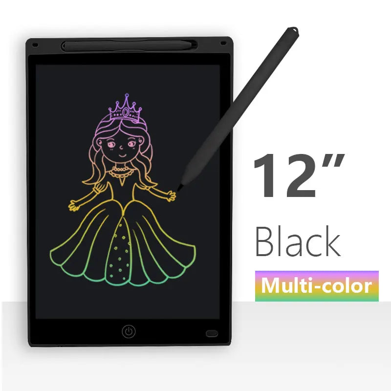 Digital LCD Writing Tablet Board 8/12 Inch Drawing Tablet Screen Kids Graphic Tablet Toys for Children
