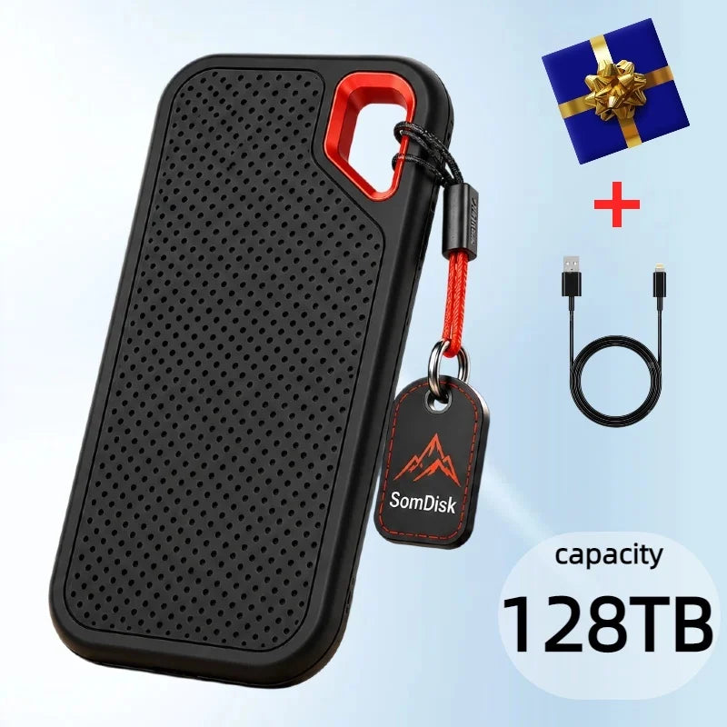 1TB Portable SSD Waterproof Shockproof for Desktop Computer Plug&play