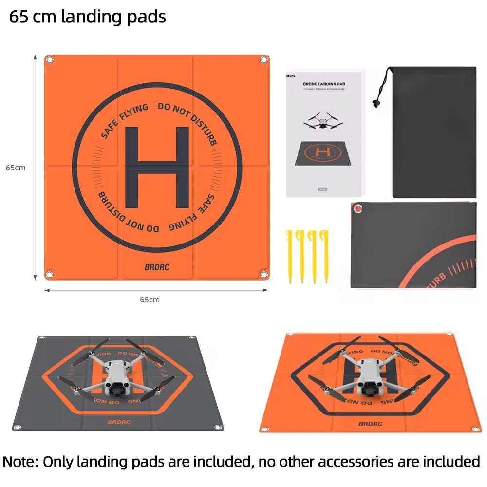 BRDRC Foldable Landing Pads for DJI Mavic 4 Pro/Air 3S/Neo 2/Mini 5 Pro/4 Pro/Mini 3/Mini 4K/2 Drone Mat Quadcopters Accessories