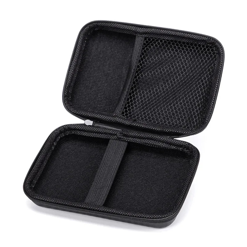 Portable Eva Storage Bag for External M.2 Hard Drive/Earphone/Data Line HDD Case Black Hard Disk Case HDD Storage Protection Bag