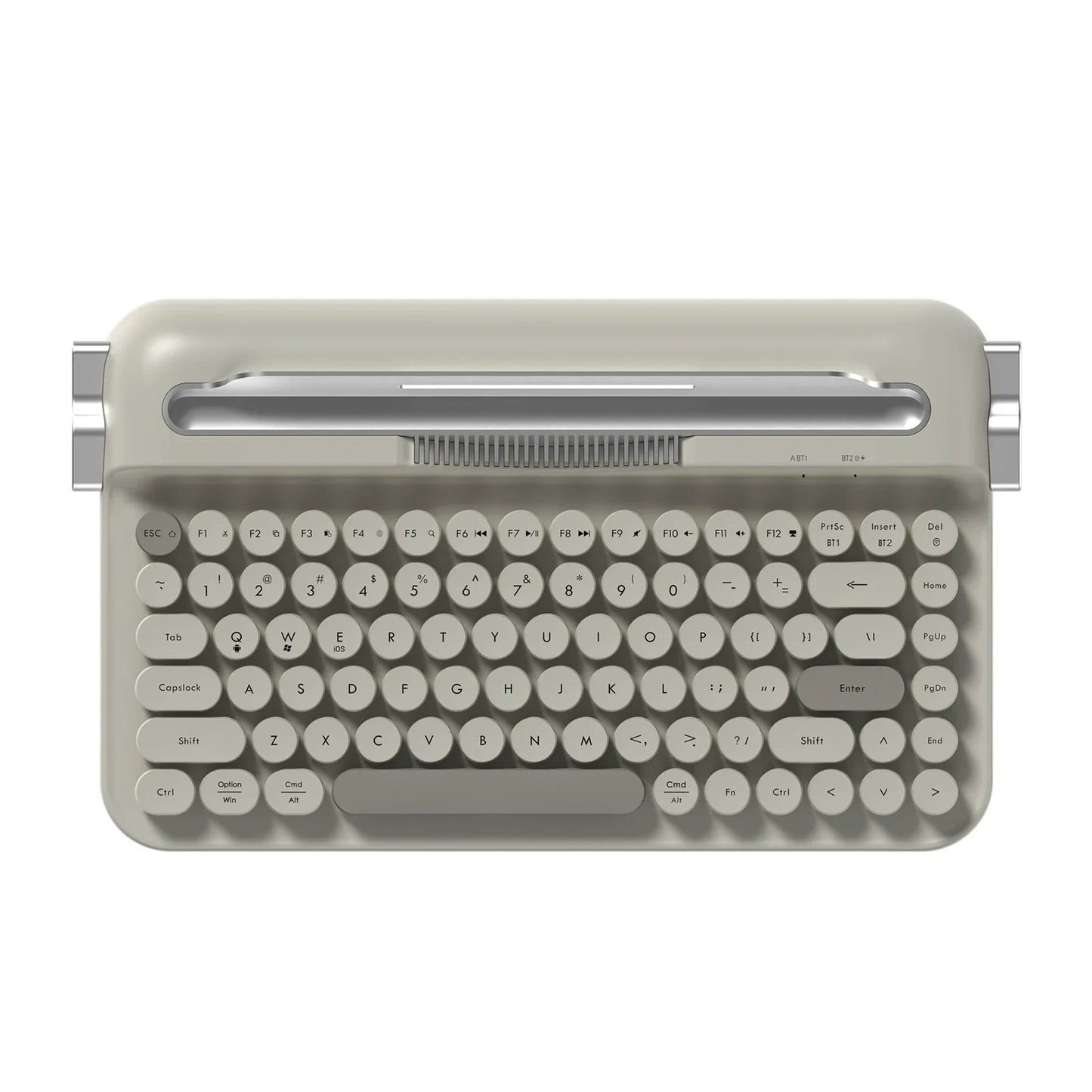AF84 Bluetooth Wireless 2.4G Dual-mode Retro Keyboard with Multi-device Support and Built-in Slot Fixed