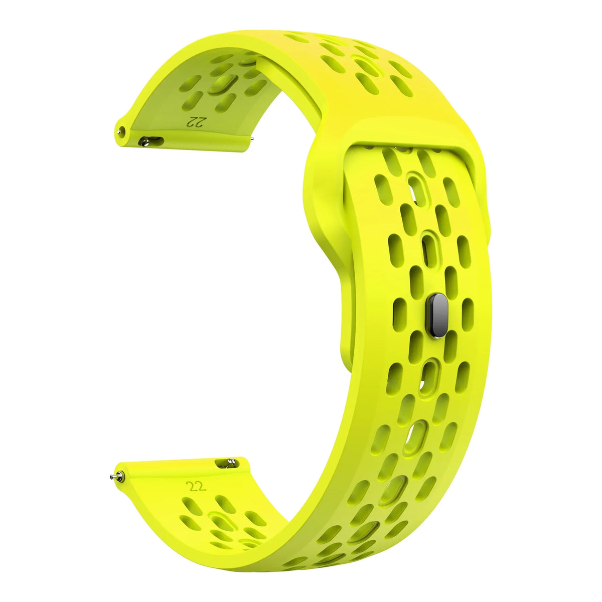 Garmin 18/20/22mm Quick Release Perforated Silicone Sport Band with Tuck Closure