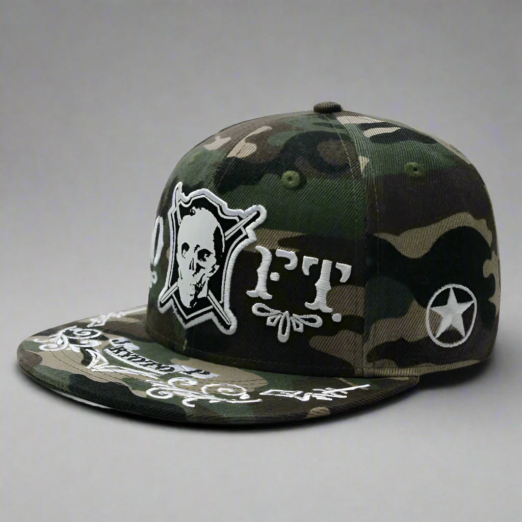 Gorra snapback de hip hop y punk rock