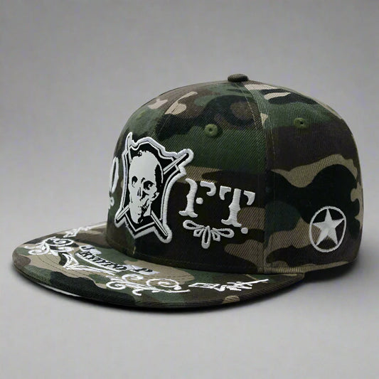 Gorra snapback de hip hop y punk rock