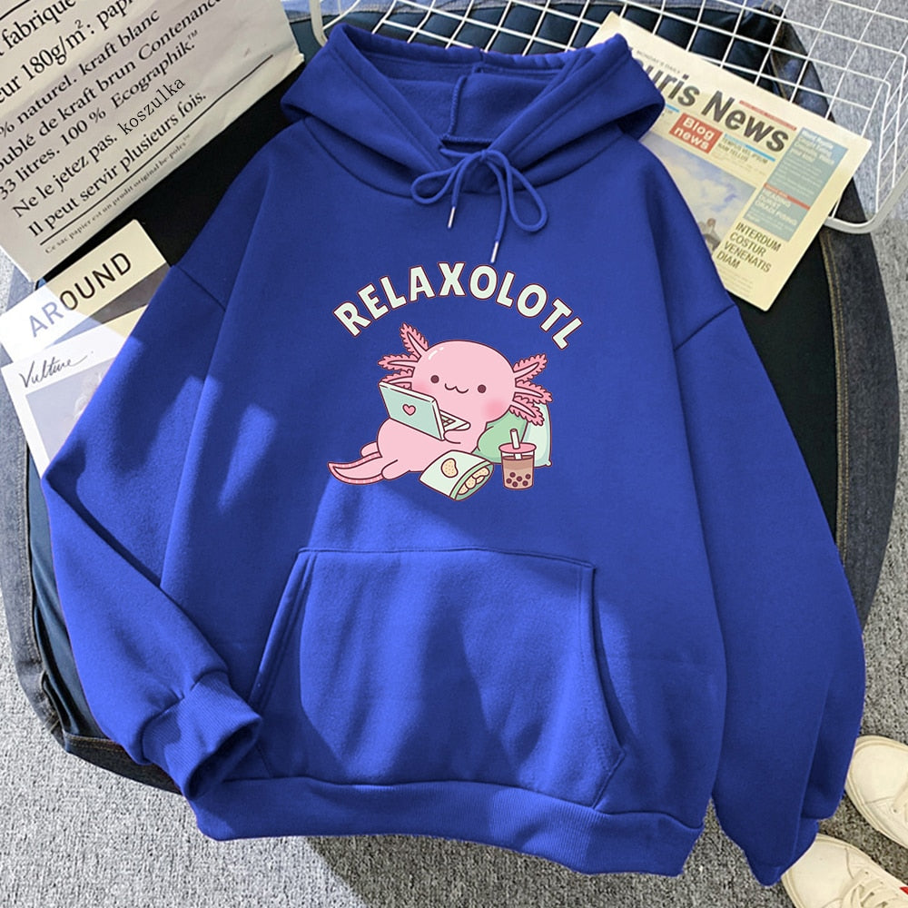 Sudadera con capucha Relaxolotl