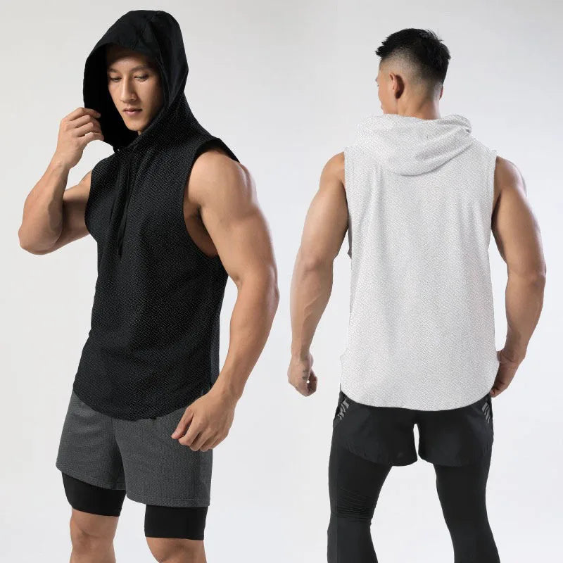 Sleevless Tees for Men Solid Colors