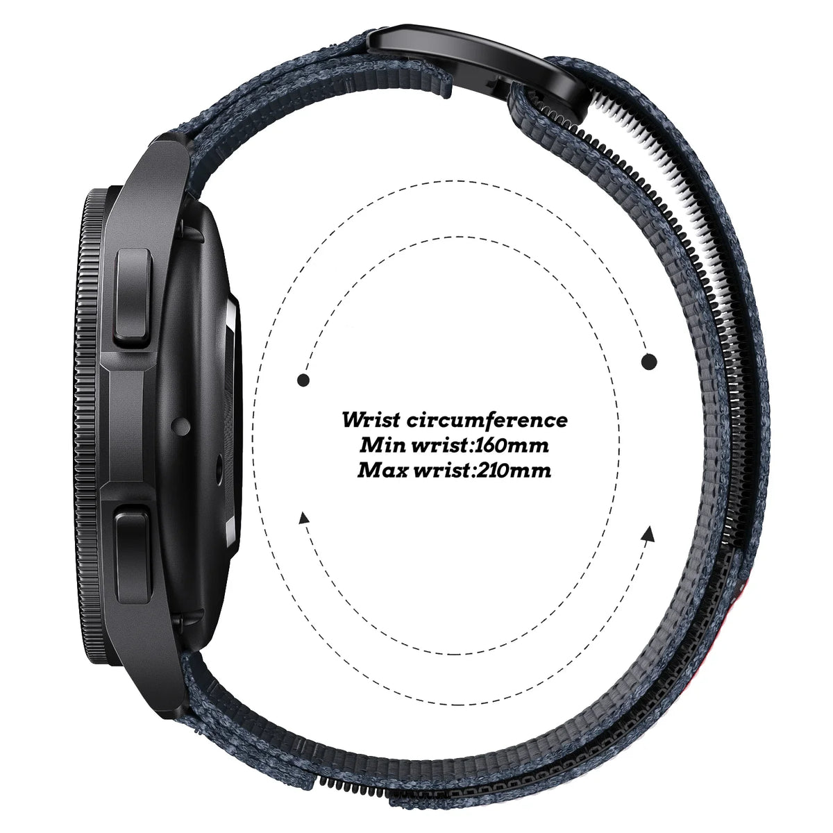 COROS PACE & APEX Nylon Sport Loop Band with Woven Patch