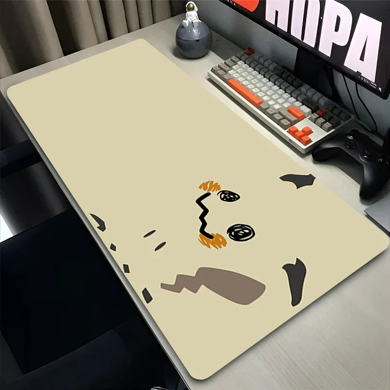 Mouse Pad Gamer XXL Custom Mouse Mat P-pokemon Mimikyu Desk Mats Table of Office Carpet Gamer Natural Rubber Mice Pad Mousepad