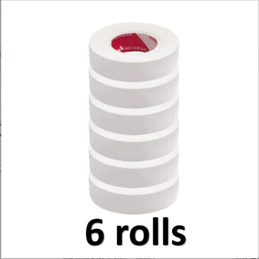 2/3/5 /6Rolls Lint Free Under Eye Pads Breathable Insulating Tape for Eyelash Extension  Non-woven Tape Paper Eyelash Patch