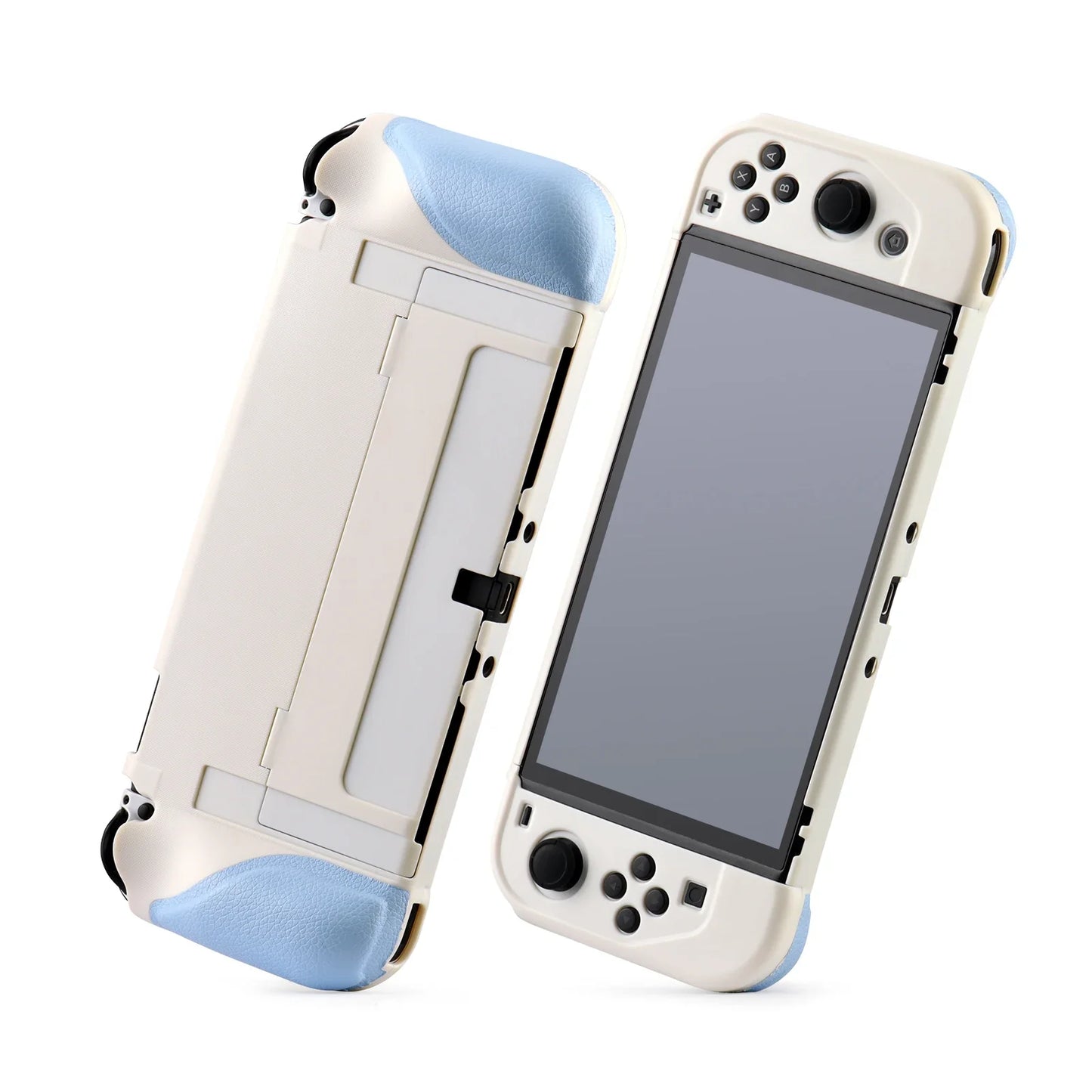 2023 New Switch OLED Case Game Console All-in-One Case Surface Silicone Oily Grip Color Clash