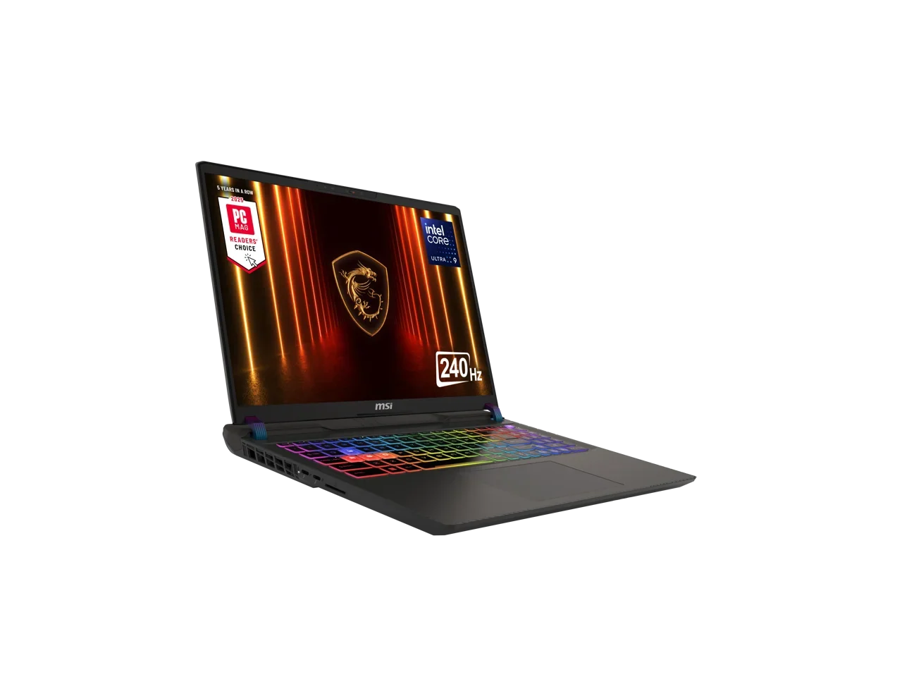 MSI Vector -  LCD 16" QHD+ GeForce RTX 5080 Laptop GPU - Intel Core Ultra 9 275HX - 16GB Memory - 1 TB SSD - Windows 11 Home Gaming Laptop - 240 Hz (Vector 16 HX AI A2XWIG-050US )