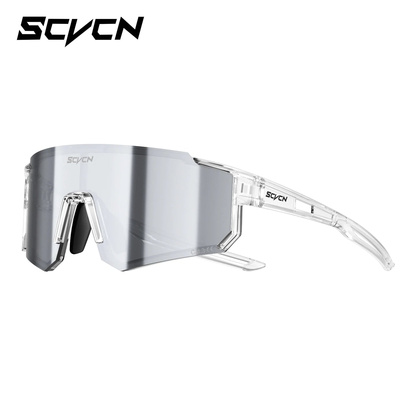 SCVCN Hot Outdoor Photochromic Sunglasses Sports Bike Cycling Glasses Man Women MTB Driving Bicycle Hiking Eyewear UV400 Goggles
