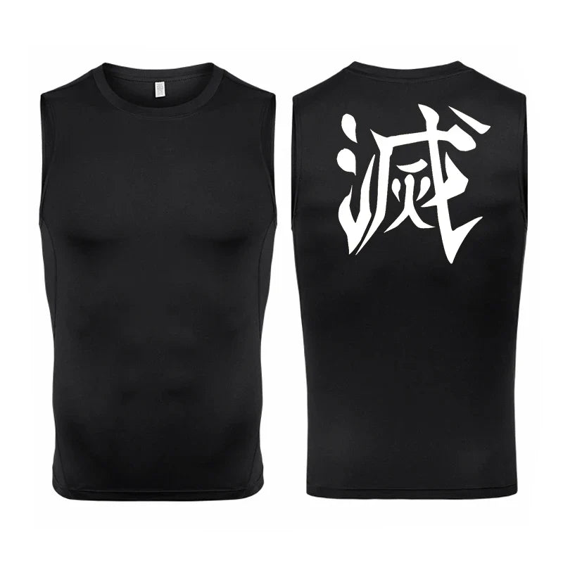 Men's Anime Inspired Compression Tank