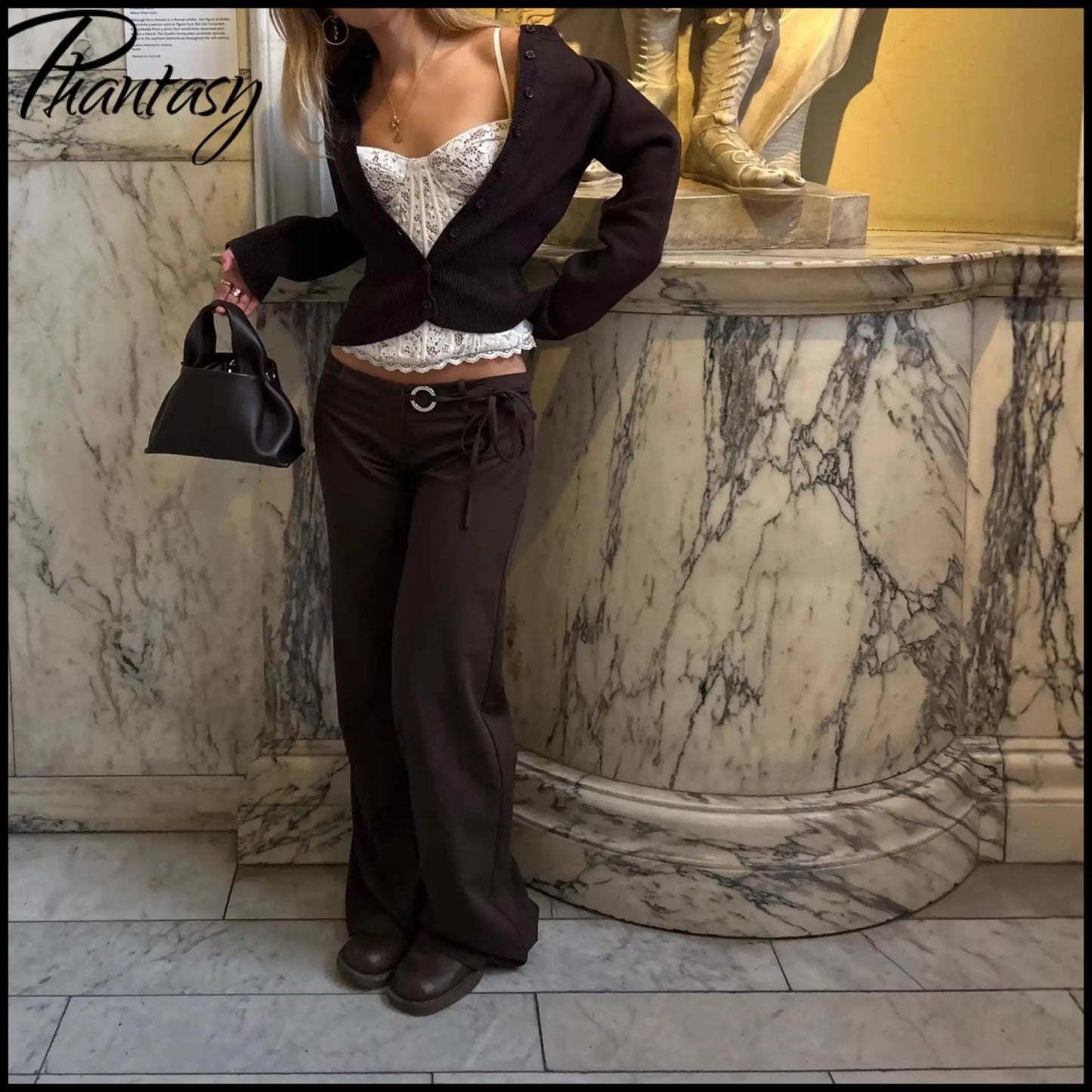 Phantasy Summer Fashion Tank Top Women Elegant Lace Top Sexy Slim Fit Lace up Camisole Lady Casual Streetwear Women Clothing