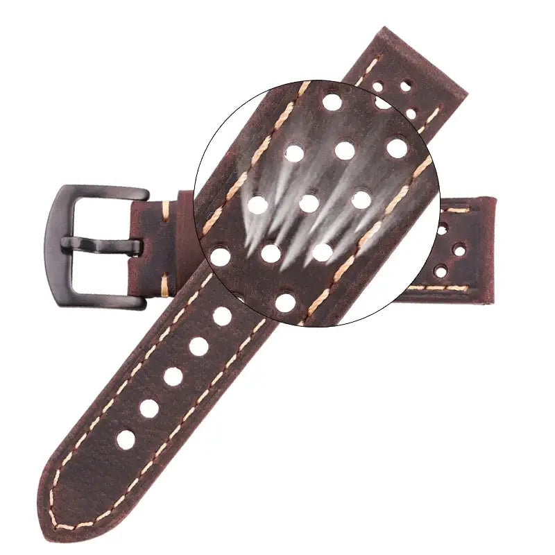 Suunto Leather Band - Breathable, Versatile, Stylish Design