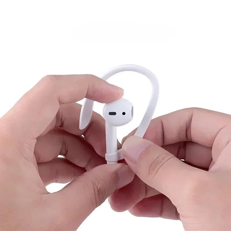1pair Silicone Anti-Lost Ear Hooks Bluetooth Earphone Sports Prevent