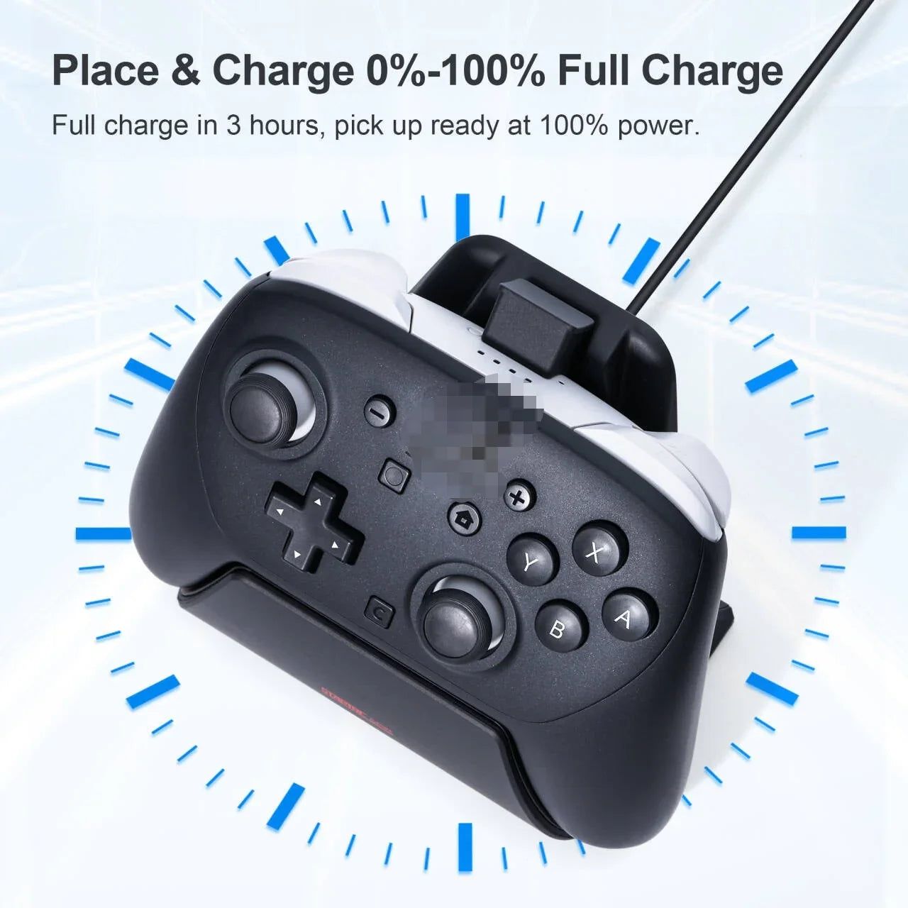Charging Dock Station For Switch2 Pro Game Controller Fast Charger With Led Indicator Light For Nintendeo Switch 2 Accessory