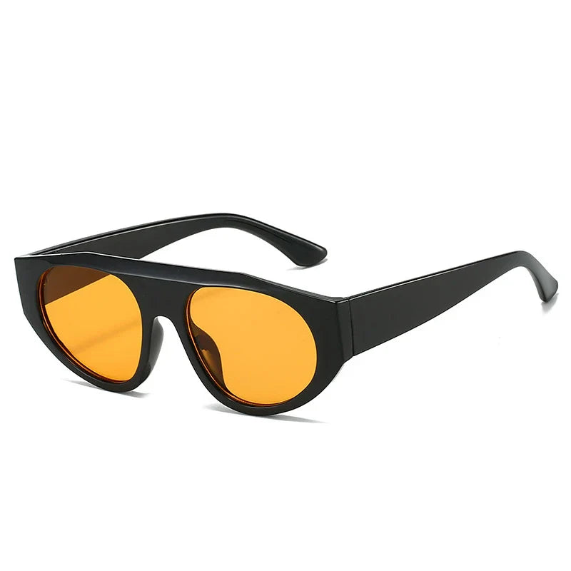 SHAUNA Retro Pilot Men Sunglasses Shades UV400 Fashion Gradient Women Double Color Punk Sun Glasses