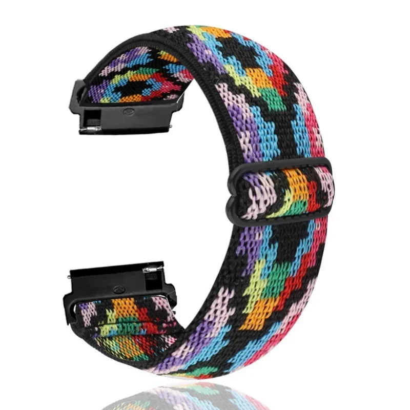 Motorola Moto Watch Patterned Stretch Nylon Band with Slider