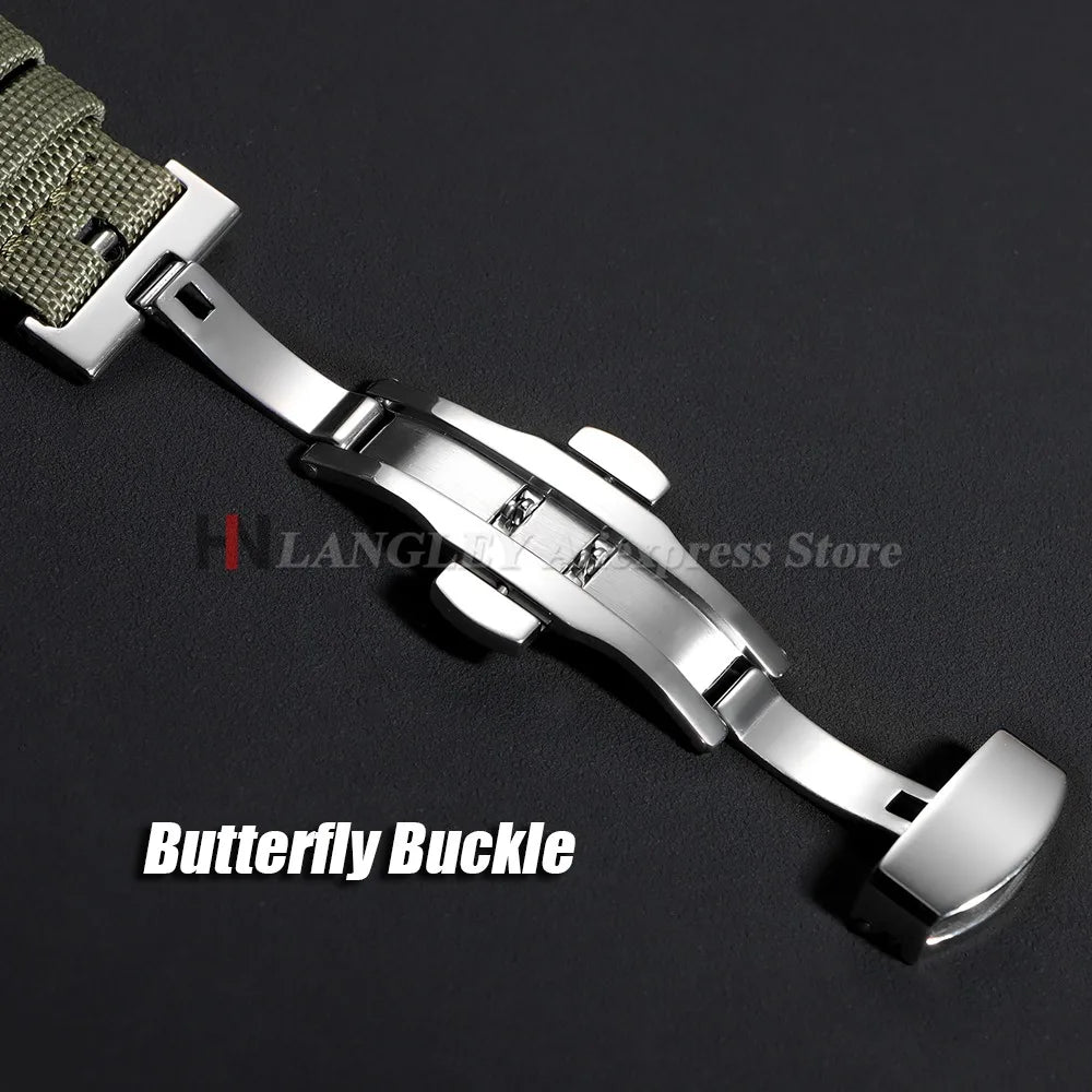 COROS PACE & APEX Sailcloth Nylon Band with Butterfly Clasp