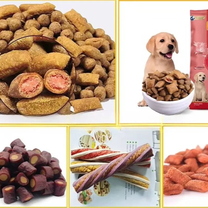 Custom Full Automatic Pet Food Manufacturing Machinery Dog Feed Production Line Automatic Cat Food Making Machine