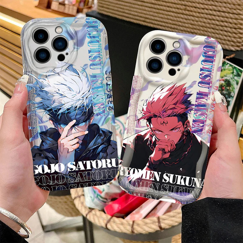 Funda de teléfono de onda suave Jujutsu Kaisen Gojo Satoru para iPhone