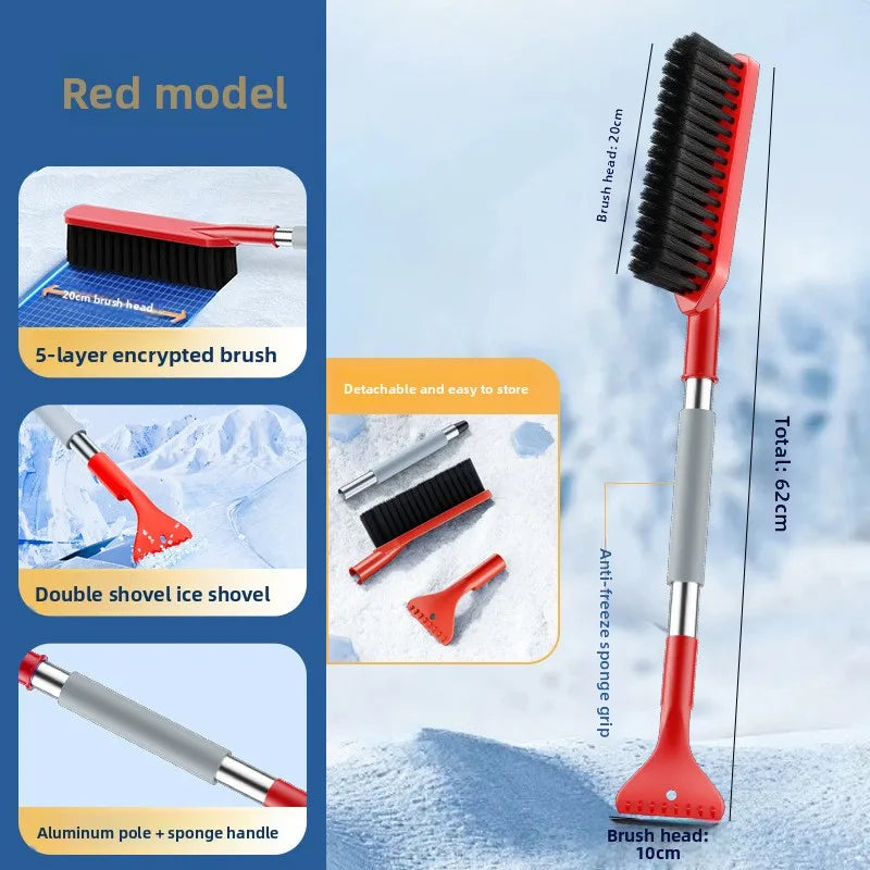 NEW Car multi-functional snow removal shovel two-in-one snow removal brush for winter car ice removal brush