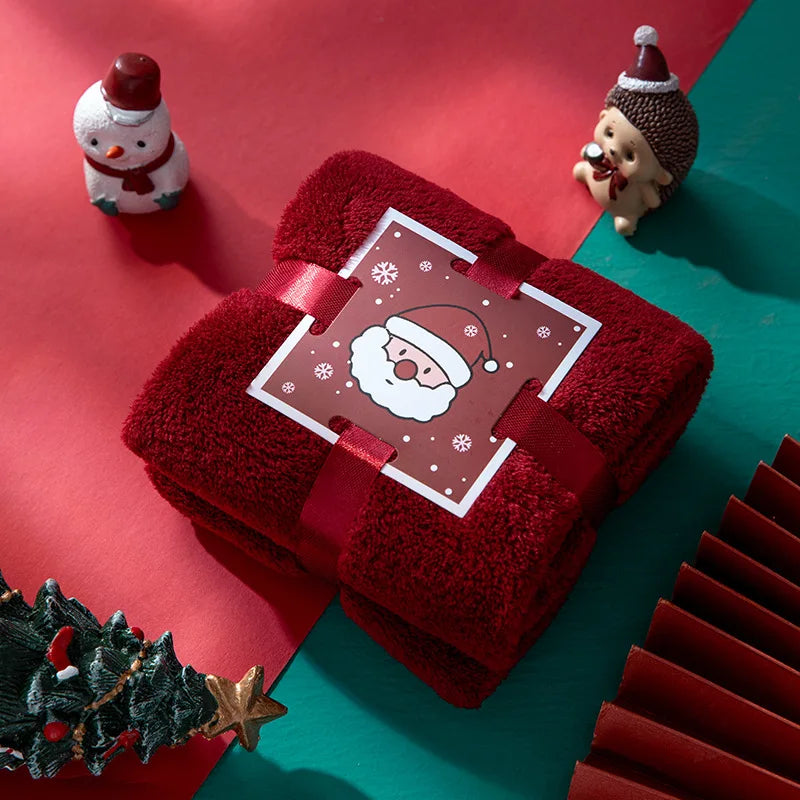 Christmas Face Towel, , Souvenir, Creative Gift Towel, Soft and Highly Absorbent Pure Cotton Material, Perfect for  Bathroom
