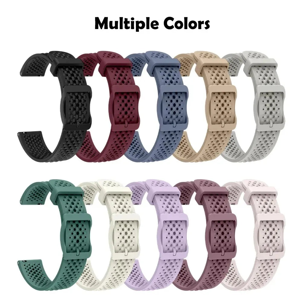 Garmin Lily 2 & 2 Active 14mm Quick Release Perforated Silicone Band