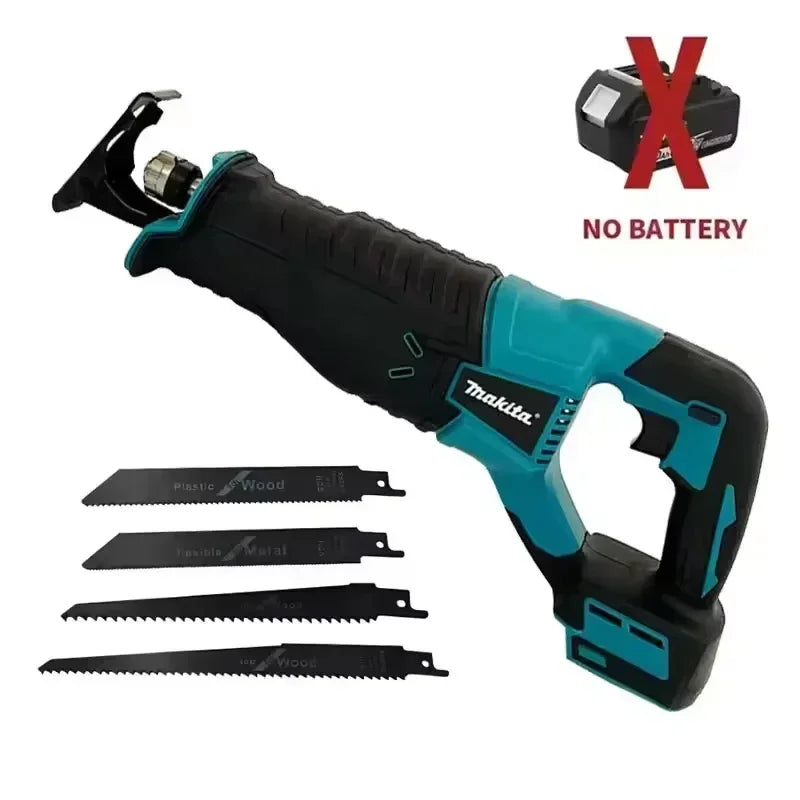 Makita's Various Models of Portable Cordless Power Tools, Brushless Storm Machines, Horse Knives, Saws, Reciprocating Saws