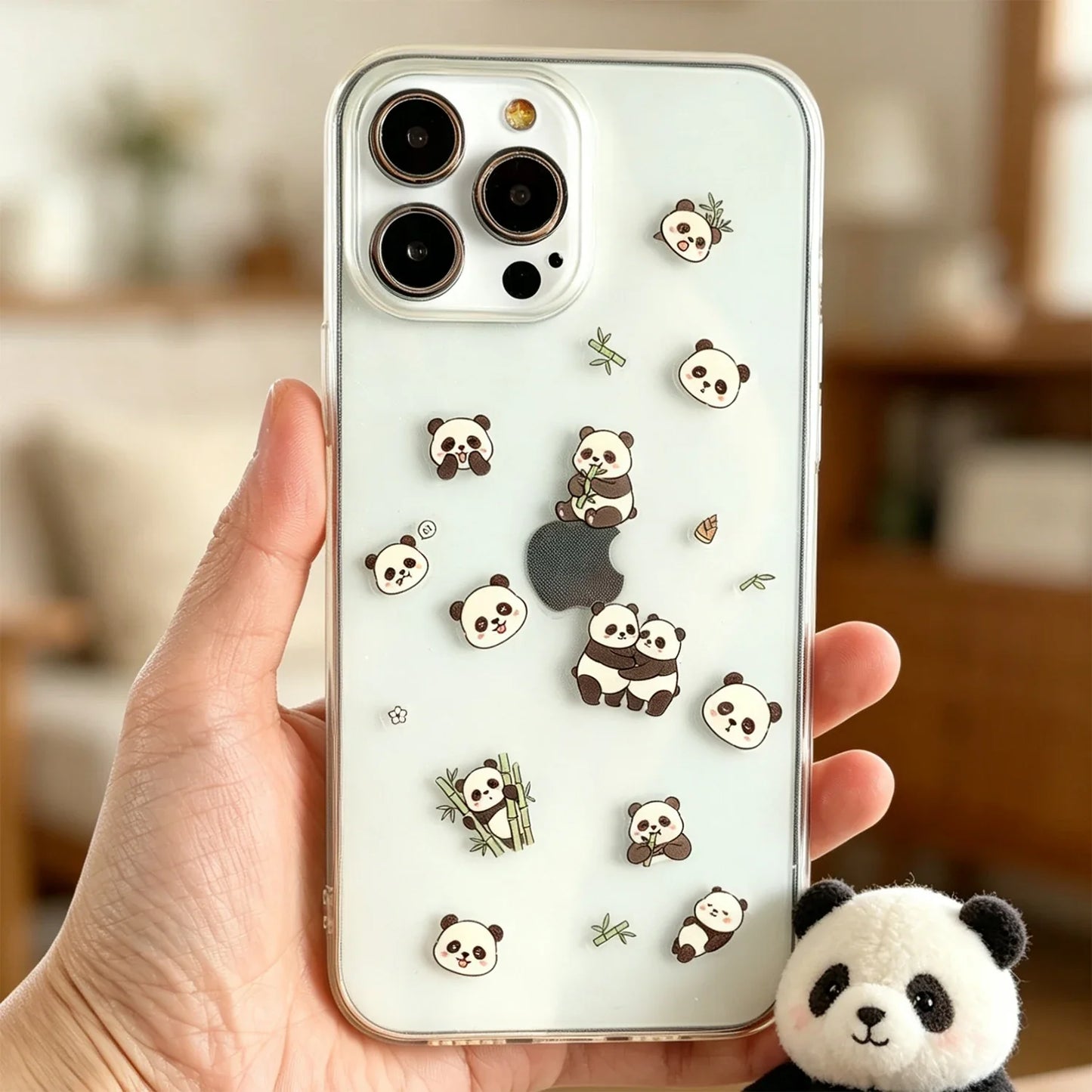 1 Sheet Kawaii Pet Clear PET Sticker, Mini Dog Cat Panda Rabbit