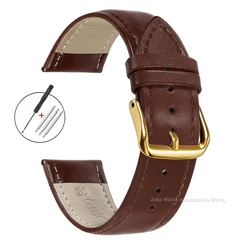 Motorola Moto Watch Slim Calfskin Band, Spring Bars & Tool