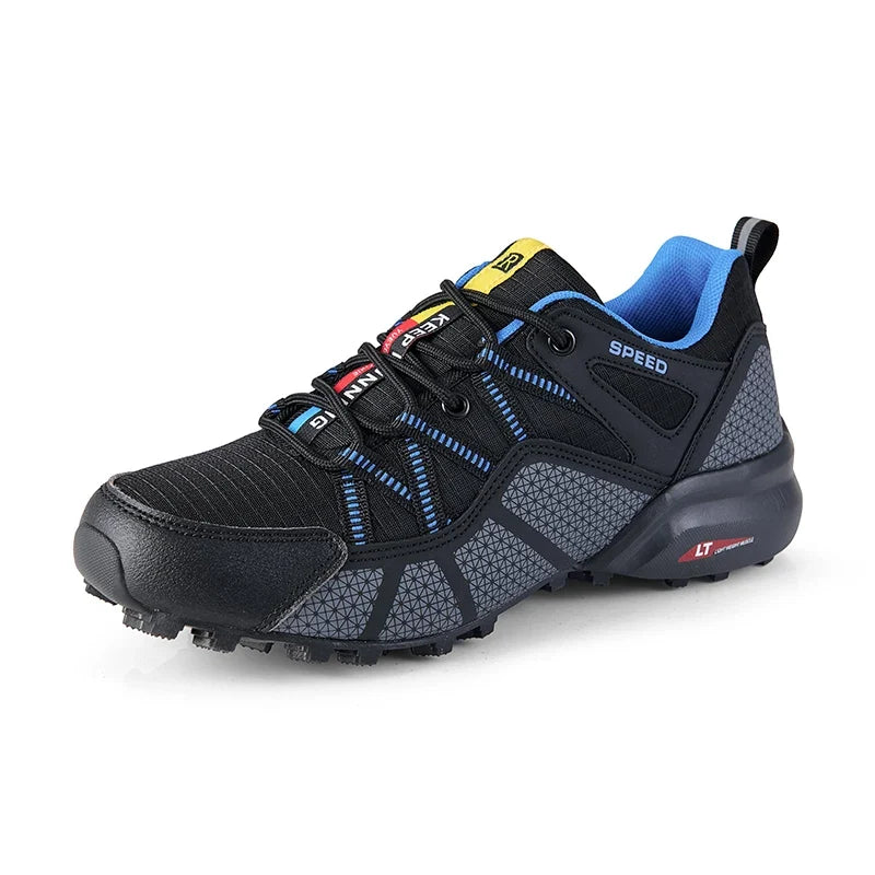 Men's Hiking Shoes All-terrain Outdoor Sports Shoes Breathable Mesh Non-slip Wear-resistant Hiking Shoes Outdoor Cycling Shoes