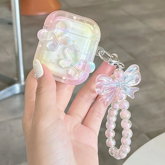 Funda para AirPods de Mariposas Iridiscentes
