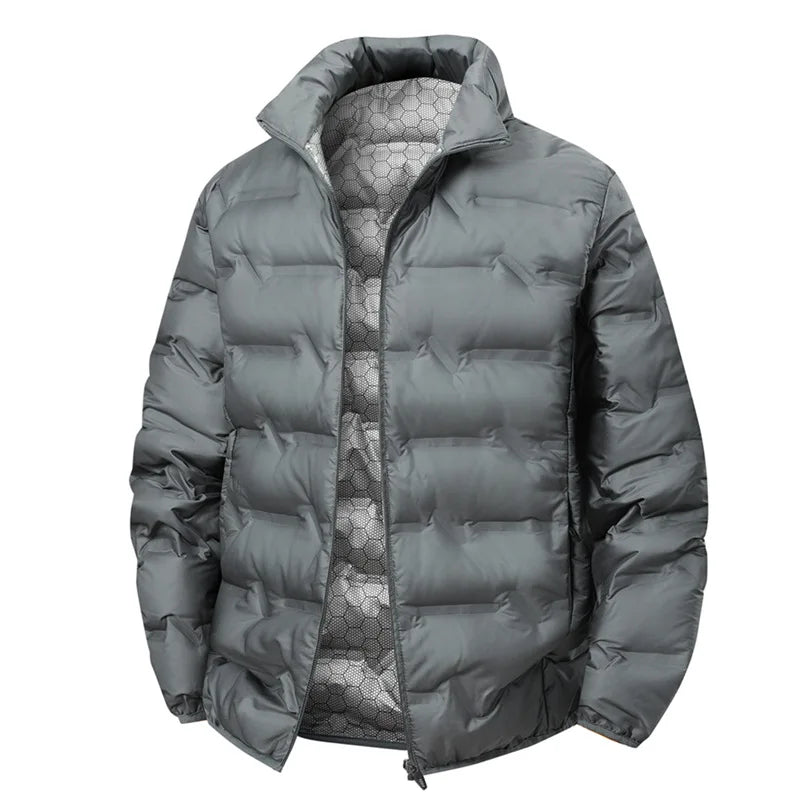 Men Winter New White Duck Down Jacket Warm Thick Stand Collar Windproof Puffer Jacket High Quality Waterproof Jacket Male 8XL