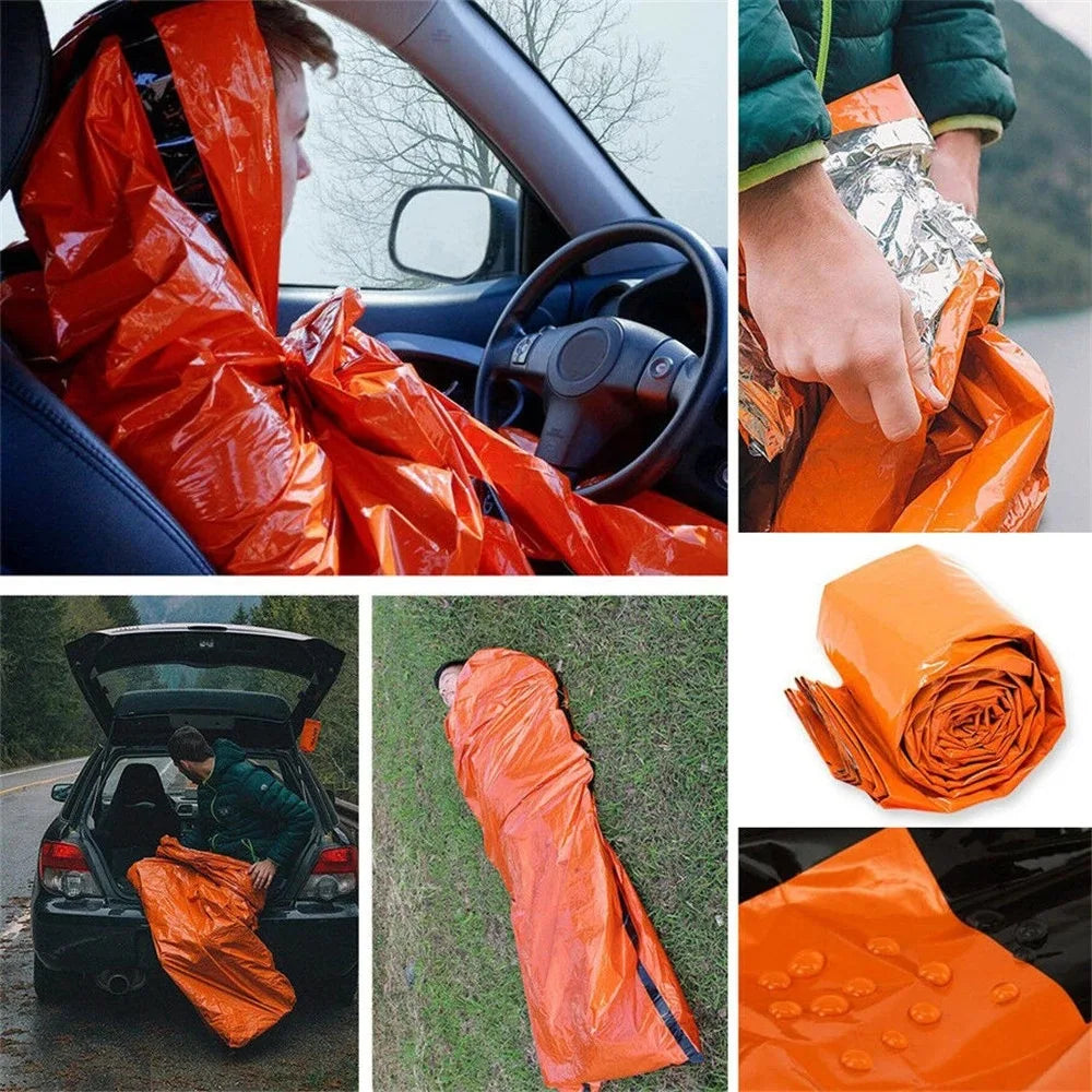 Saco de dormir de supervivencia de emergencia impermeable