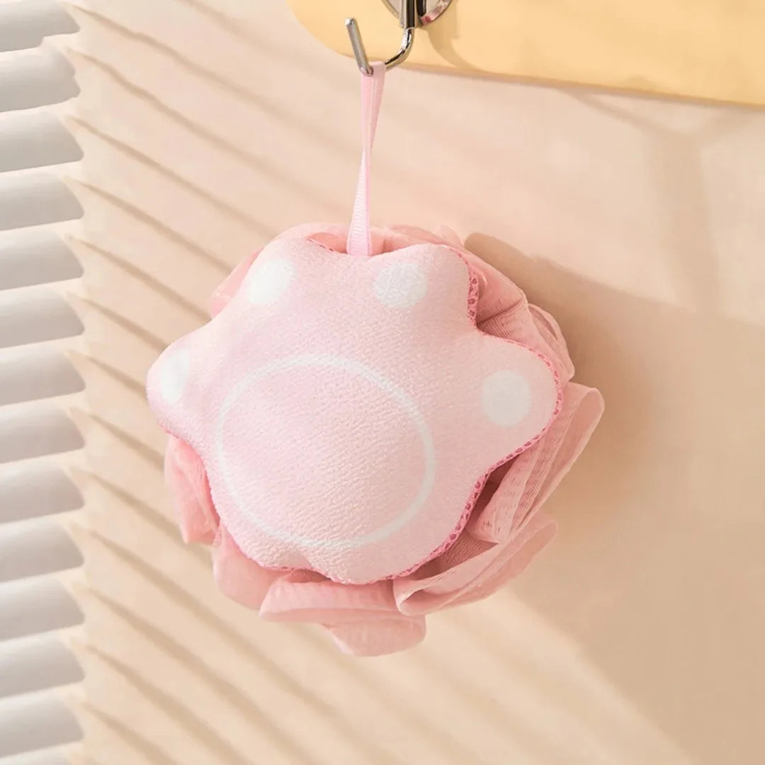 Esponja y exfoliador corporal Kawaii