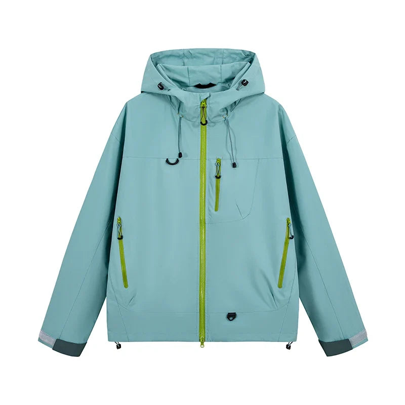 Unisex Hiking Jacket Waterproof Autumn Windbreaker Ourdoor Hooded Coats Women New Jacket Men Fishing Camping Climbing Coats